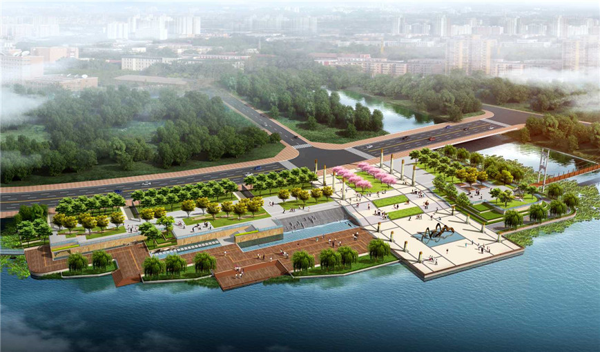 蒙阴县“四带一廊”水系景观设计