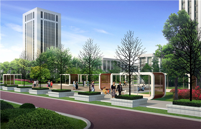 青州综合商务中心景观设计